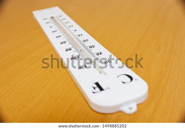 Room Temperature Indicator Twentyfive Degrees Stock Photo