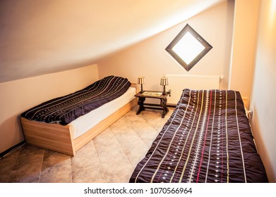 Room with two beds