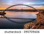 Roosevelt bridge, lake and dam.