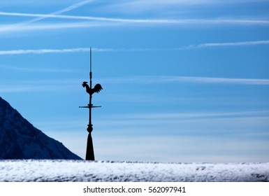 Rooster Weather Vane, Concept For Early Morning Wake Up