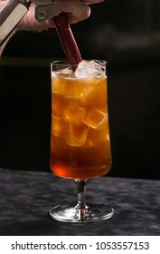Root beer float cocktail  - Shutterstock ID 1053557153