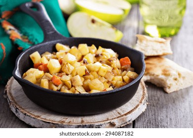 Root Vegetable Hash With Apple, Potato And Carrots