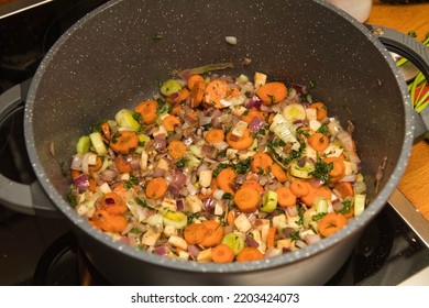 Root Vegetables Sauté For A Sauce