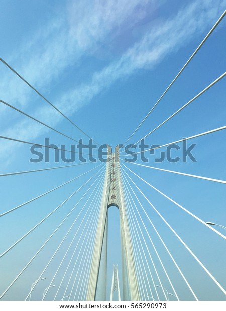 rope bridge in\
China