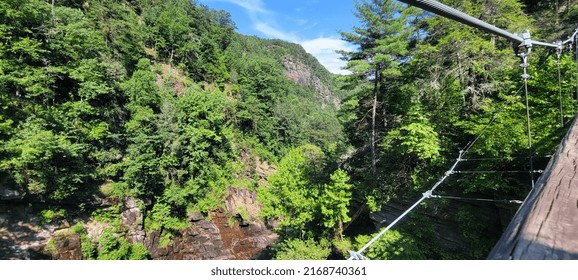 Rope Bridge At Tallulah Gorge