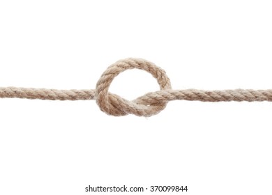 Rope Isolated On White Stock Photo 370099844 | Shutterstock