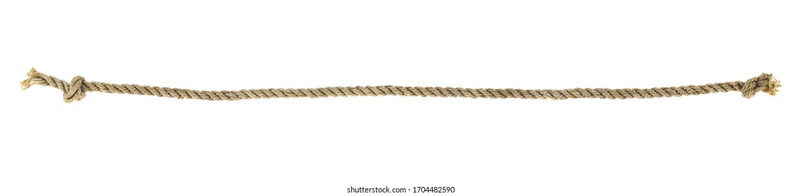 Rope Isolated on a white background close-up. - Shutterstock ID 1704482590