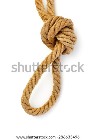 Rope with knot
