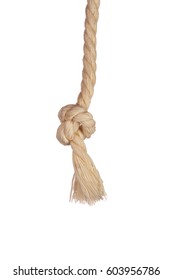 Rope Knot Isolated On A White Background