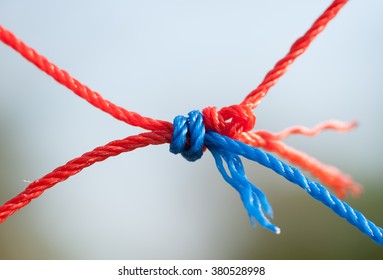 Rope nets, joints

