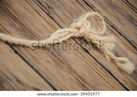 rope on deck
