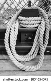 Rope Rigging On HMS Victory Portsmouth Historic Dockyard