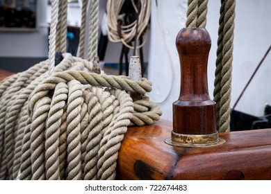 Ropes of an old ship