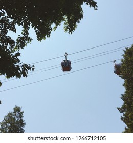 Ropeway from below