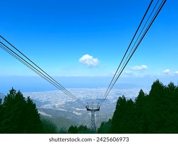 雲辺寺ロープウェイ山頂駅から見る景色　Unpenji Ropeway Kanonji Kagawa Japan