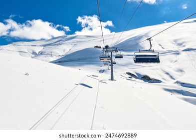 ropeway at Myler Mountain Resort (Yeghipatrush, Armenia) - Powered by Shutterstock