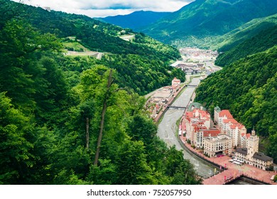 Rosa Khutor Alpine Resort. Krasnaya Polyana, Russia