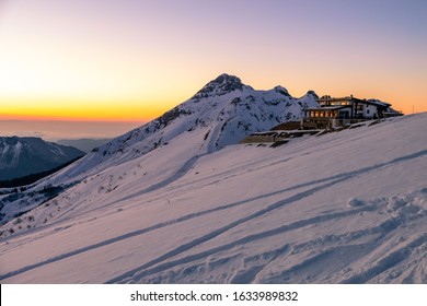 Rosa Khutor, Sunset In Mountains