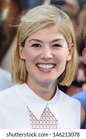 Rosamund Pike arrives for the world premiere of "The World's End" at the Empire, Leicester Square, London. 10/07/2013