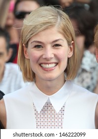 Rosamund Pike arriving for The World's End World Premiere, at Empire Leicester Square, London. 10/07/2013