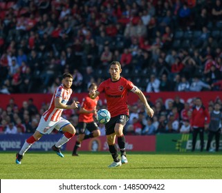 
ROSARIO, ARGENTINA; 08 17 2019: match played between newell's old boys and Union de Santa Fe at the Marcelo Bielsa stadium in Rosario, Santa Fe, Argentina on 08/17/2019