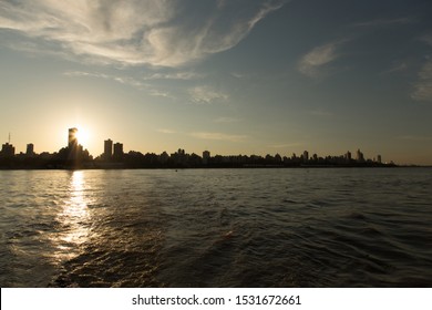 Rosario City Landscape From Paraná River.