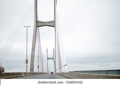 Rosario - Victoria Bridge Over Parana River  In Rosario City, Argentina  