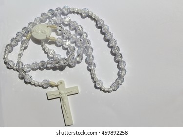 Rosary Beads With Crucifix - Hail Mary 