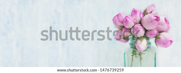 Rose Background Banner Web Header Template Stock Photo Edit Now