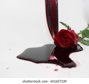 Blood Rose Images, Stock Photos & Vectors | Shutterstock