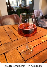 Rose Cider In The Glass