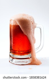 Rose Draught Beer Png In Mug Mockup