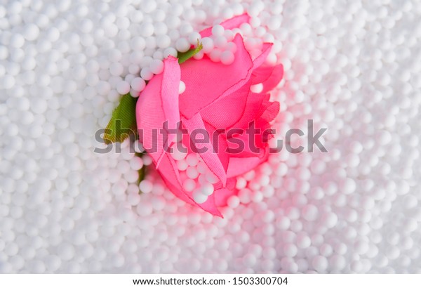 Rose Flower Decoration Styrofoam Balls Love Stock Photo Edit Now