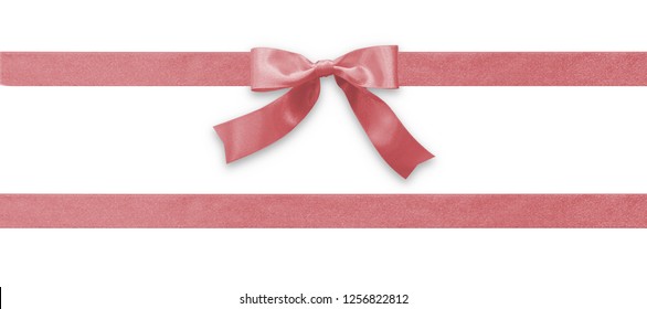 rose gold gift ribbon