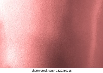 Rose Gold Foil Texture Background Abstract Red Metallic Sheet