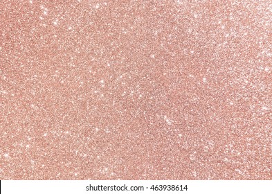 Rose gold glitter, Defocused abstract holidays lights on background.