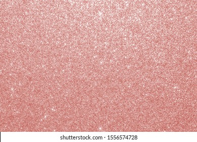 Rose gold glitter texture pink red sparkling shiny wrapping paper background for Christmas holiday seasonal wallpaper decoration, greeting and wedding invitation card design element