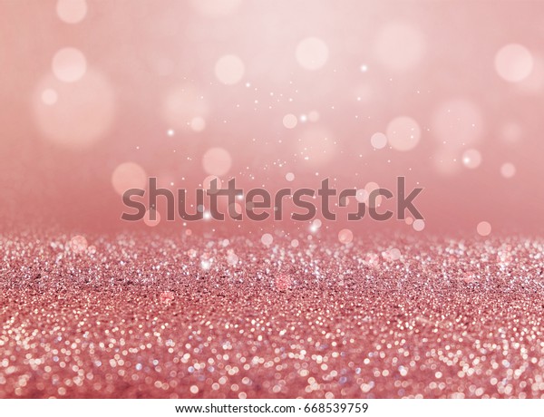 rose gold sparkle