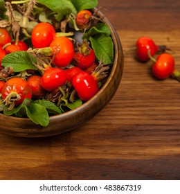 Rose Hips. Selective focus.