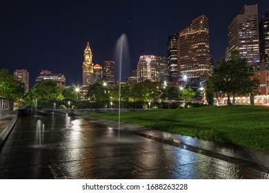 Rose Kennedy Greenway Park In Boston