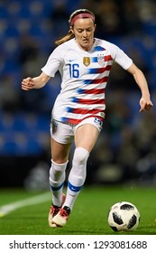 Rose Lavelle (Washington Spirit) Of USA During The Friendly Match Between Spain And USA At Rico Perez Stadium In Alicante, Spain On January 22 2019. 