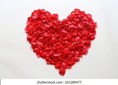 Rose Petal Heart