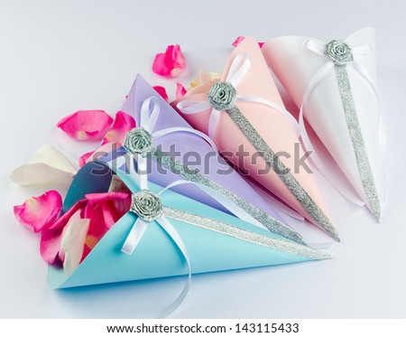 Similar – Pink Gifts, Chocolate Lollipops and Decoration