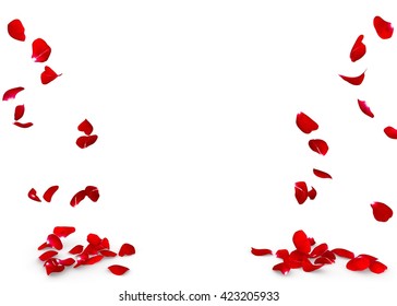 Rose Petals Falling Images Stock Photos Vectors Shutterstock