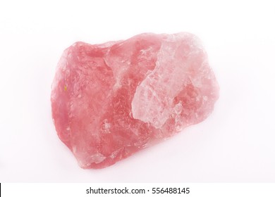 Rose Quartz Gemstone Rock