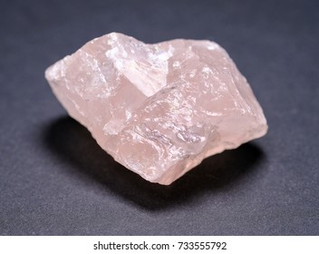 Rose Quartz (rhinestone) On Dark Background