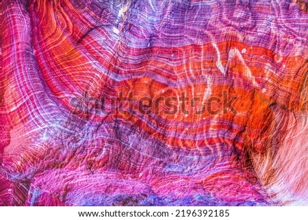 Rose Red Puprle Rock Abstract Petra Jordan Built by Nabataens in 200 BC to 400 AD Rose Red canyon walls create many abstracts close up