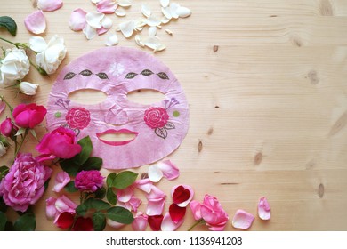                   Rose sheet mask              