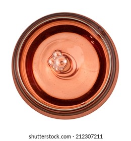 Rose Wine Glass, Top View