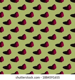 Rosebud seamless pattern. Made in a flat style on a orange yellow background. Medical and safety concept, 3D image. Virus protection symbol for your projects - Powered by Shutterstock - Get 15% off with code: PIKWIZARD15